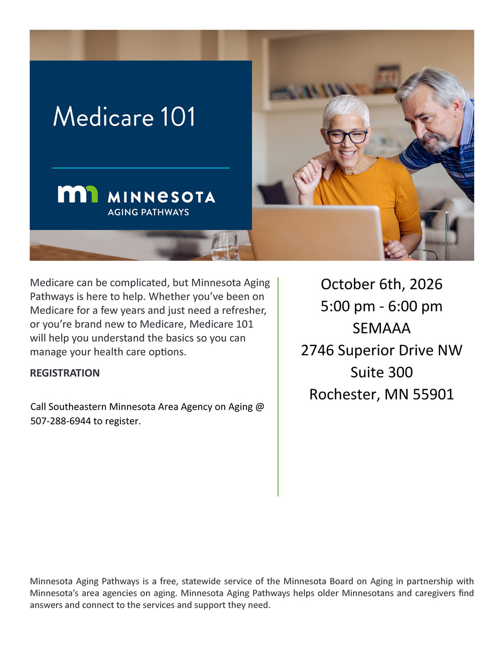 Medicare 101 Flyer