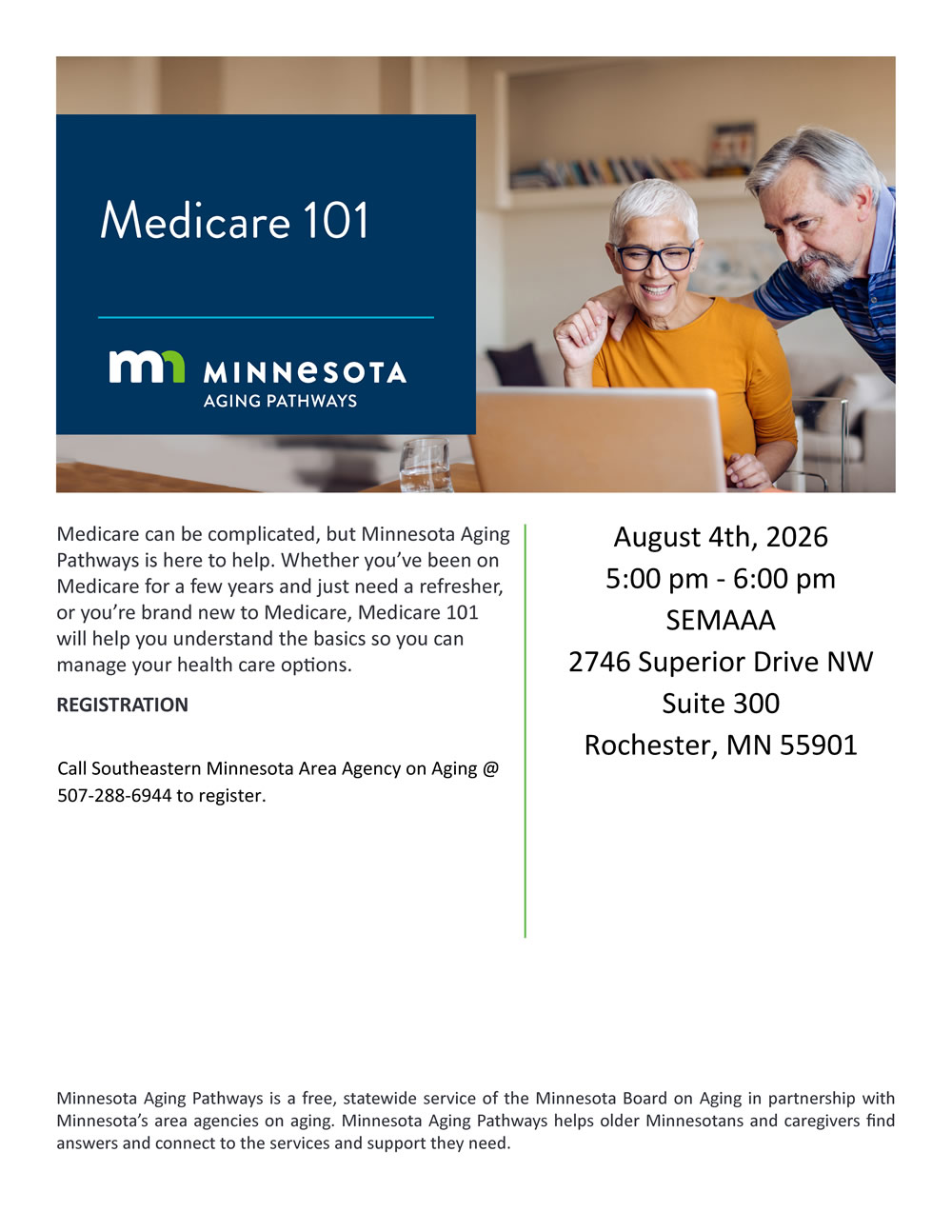 Medicare 101 Flyer